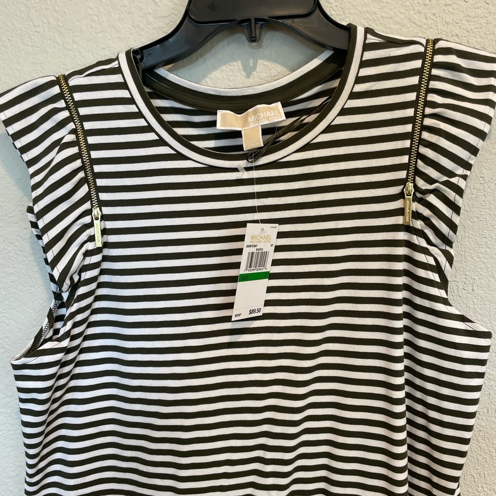 Michael Kors stripe casual dress NWT - Picture 3 of 6